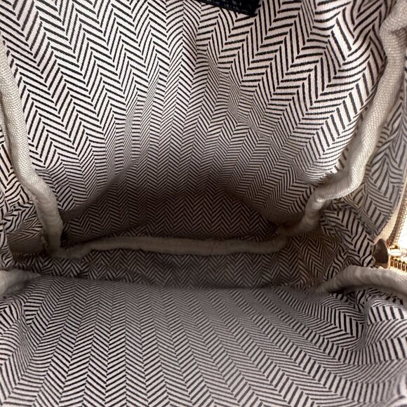 Sherpa Crossbody Bag With Adjustable Strap & Zippered Closure - Picture 4 of 5